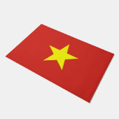 Vietnamese vlag (Vietnam) Deurmat (Schuin)