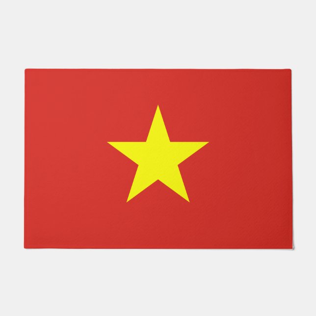 Vietnamese vlag (Vietnam) Deurmat (Voorkant)
