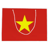 Vietnamese vlag (Vietnam) Groot Cadeauzakje (Achterkant)