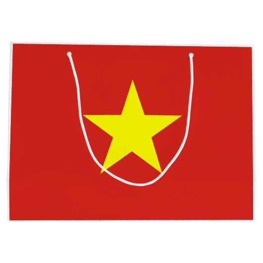Vietnamese vlag (Vietnam) Groot Cadeauzakje (Achterkant)
