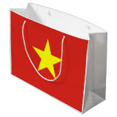 Vietnamese vlag (Vietnam) Groot Cadeauzakje (Achterkant Gekanteld)