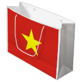 Vietnamese vlag (Vietnam) Groot Cadeauzakje (Voorkant Gekanteld)