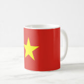 Vietnamese vlag (Vietnam) Koffiemok (Voorkant rechts)