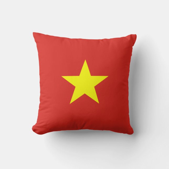 Vietnamese vlag (Vietnam) Kussen (Voorkant)