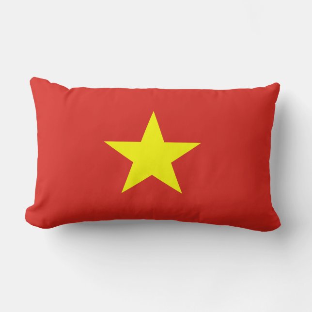 Vietnamese vlag (Vietnam) Kussen (Voorkant)