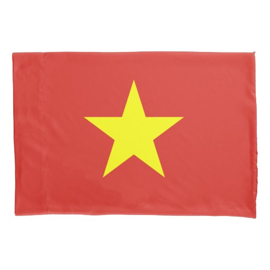 Vietnamese vlag (Vietnam) Kussensloop (Voorkant-Links)