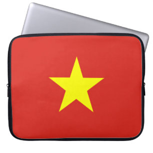 Vietnamese vlag (Vietnam) Laptop Sleeve