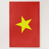 Vietnamese vlag (Vietnam) Legpuzzel (Verticaal)