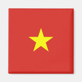 Vietnamese vlag (Vietnam) Magneet (Voorkant)