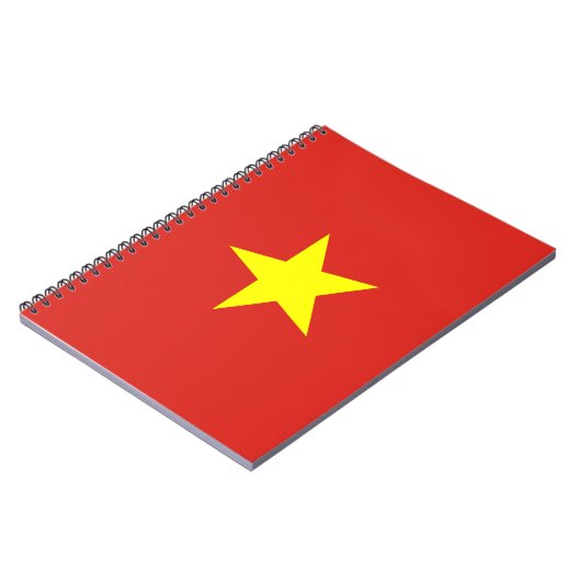 Vietnamese vlag (Vietnam) Notitieboek (Linkerzijde)