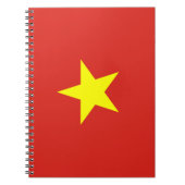 Vietnamese vlag (Vietnam) Notitieboek (Voorkant)