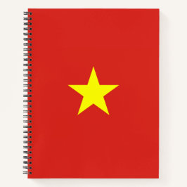 Vietnamese vlag (Vietnam) Notitieboek