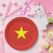 Vietnamese vlag (Vietnam) Papieren Bordje (Feest)