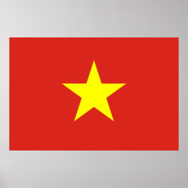 Vietnamese vlag (Vietnam) Poster