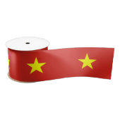Vietnamese vlag (Vietnam) Satijnen Lint (Spoel)
