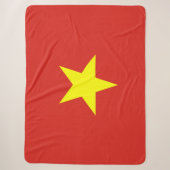 Vietnamese vlag (Vietnam) Sherpa Deken (Voorkant)