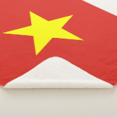 Vietnamese vlag (Vietnam) Sherpa Deken (3/4)