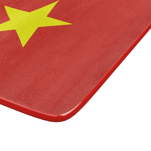 Vietnamese vlag (Vietnam) Snijplank (Hoek)