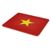 Vietnamese vlag (Vietnam) Snijplank (Hoek)
