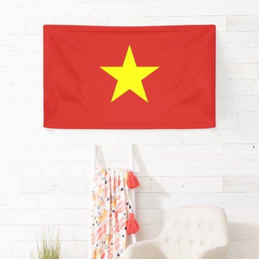 Vietnamese vlag (Vietnam) Spandoek (Insitu)