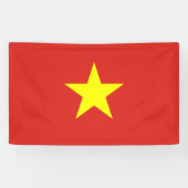 Vietnamese vlag (Vietnam) Spandoek (Horizontaal)