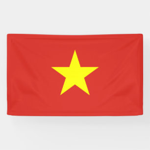 Vietnamese vlag (Vietnam) Spandoek