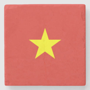 Vietnamese vlag (Vietnam) Stenen Onderzetter