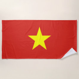Vietnamese vlag (Vietnam) Strandlaken