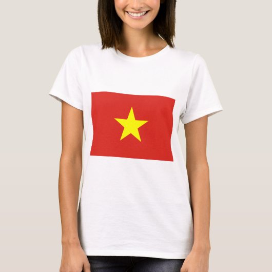 Vietnamese vlag (Vietnam) T-shirt (Voorkant)