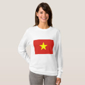 Vietnamese vlag (Vietnam) T-shirt (Voorkant volledig)