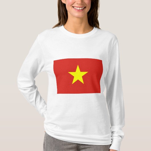 Vietnamese vlag (Vietnam) T-shirt (Voorkant)