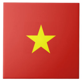 Vietnamese vlag (Vietnam) Tegeltje