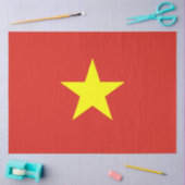Vietnamese vlag (Vietnam) Tissuepapier (Craft)