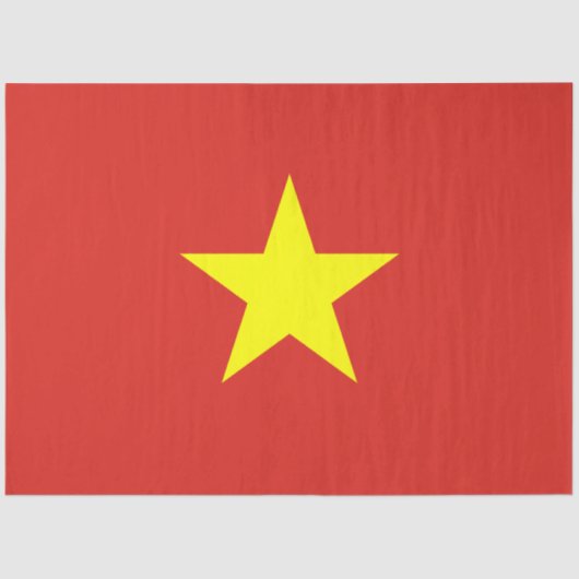 Vietnamese vlag (Vietnam) Tissuepapier (Voorkant)
