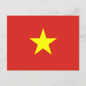 Vietnamese Vlag, Vlag van Vietnam Briefkaart (Voorkant)