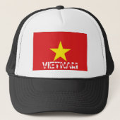 Viëtnamese vlag Zuid-pet Trucker Pet (Voorkant)