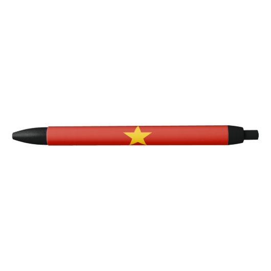Vietnamese vlag zwarte inkt pen (Voorkant)