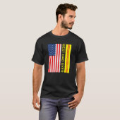 Vietnamese VNC Vlag Vietnam Cong Hoa Beste Papa Ev T-shirt (Voorkant volledig)