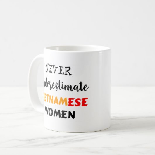 vietnamese vrouwen koffiemok (Voorkant links)