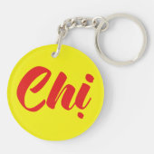 Vietnamese Zus - Chị ~ Vietnamese taal Sleutelhanger (Achterkant)