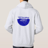 VietnameseBoatPeople.org Hoodie (Achterkant)