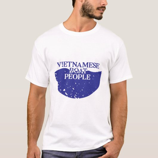 VietnameseBoatPeople.org Mannen T-Shirt (Voorkant)