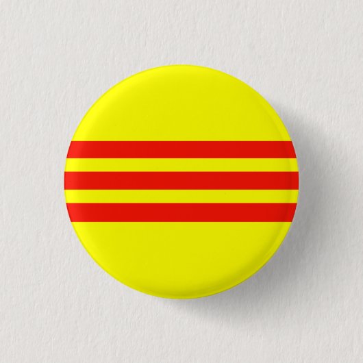 vietnameseflag ronde button 3,2 cm (Voorkant)