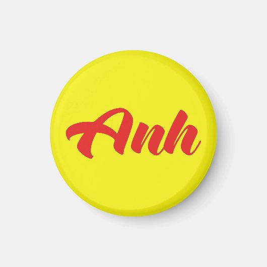 Vietnamesische Broer - Anh ~ Vietnamees Taal Magneet (Voorkant)