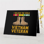 Viëtnamiër Viëtteran Veteranen Dag 185 Kaart (Gele Bloem)