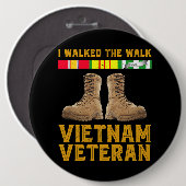 Viëtnamiër Viëtteran Veteranen Dag 185 Ronde Button 6,0 Cm (Voorkant /achterkant)