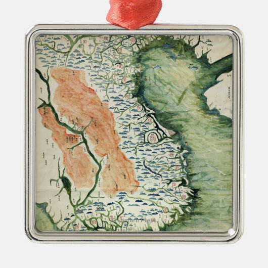 VietnamPanoramaVietnam Metalen Ornament (Voorkant)