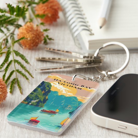 Vietnam's Ha Long Bay Boat Excursion Sleutelhanger (Voorkant Rechts)