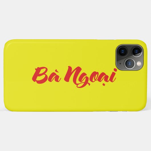 Vietnamse (moederlijke) oma - Bà Ngoại Case-Mate iPhone Case (Achterkant (horizontaal))