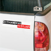 vietnamwar Veteran Bumpersticker (Op Truck)